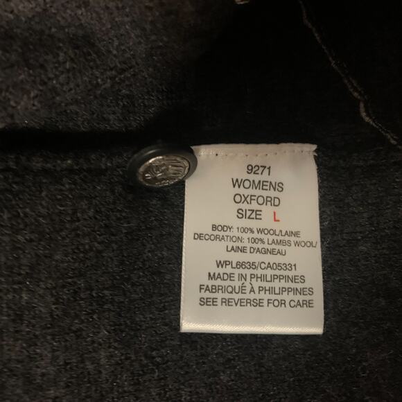 Woolrich Women's Retro Cabincore Cardigan Sweater Size L Holidays Preppy Twee - Picture 7 of 8